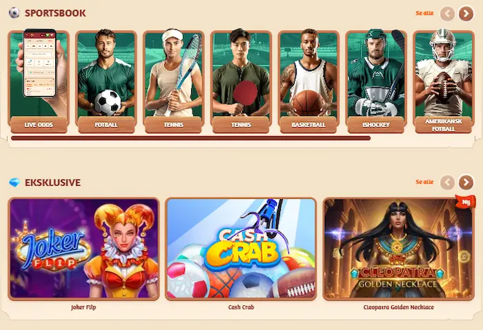 BillyBets Casino games